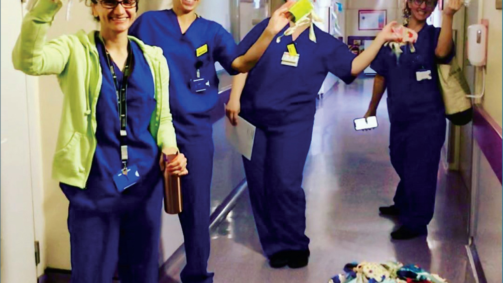 Given the shortage of personal protective equipment in the UK, people from around the country have started sewing face masks for healthcare workers on the frontline
