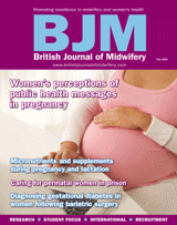 British Journal Of Midwifery - Lack of care? Women's experiences of  maternity bladder management