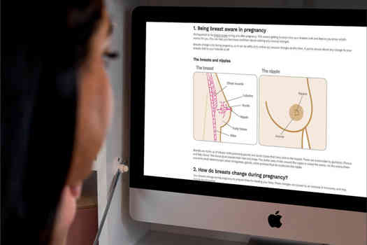  Breast Cancer Now's website serves as a useful guide for up-to-date information on breast awareness